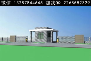 工廠大門與學校大門設計案例效果圖對比分析